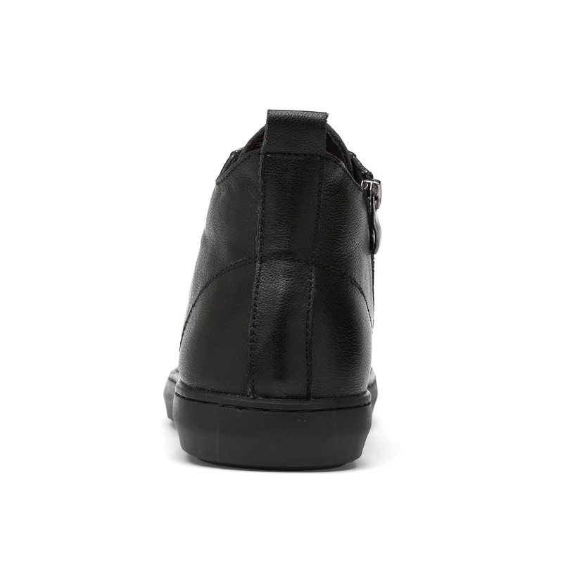 Couro Ao black Alta Livre Tamanho Botas Genuíno 11 white Casual Top Quentes 4 Business Formais Dos Homens 12 Ar Sapatos De Black branco Moda Fur Grande Manter Fur Inverno ZFTqFPwI