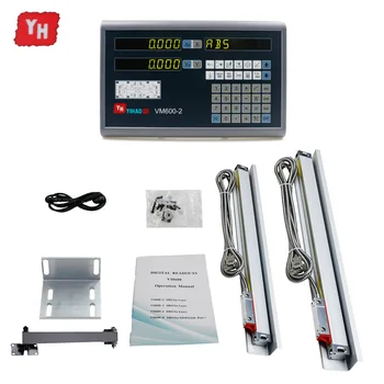 

New VM600-2(2019) Digital Readout Set/Kit X Y Z Measuring Length 150 250 350 450 550 650 750 850 950 for Mill/Lathe/Drilling