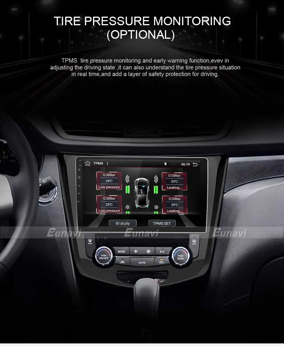 Best Eunavi 10.2" Android 8.1 Car GPS Radio Player for Nissan X-Trail Qashqail 2014-2017 with Quad Core 2GB+32GB Stereo Multimedia 15