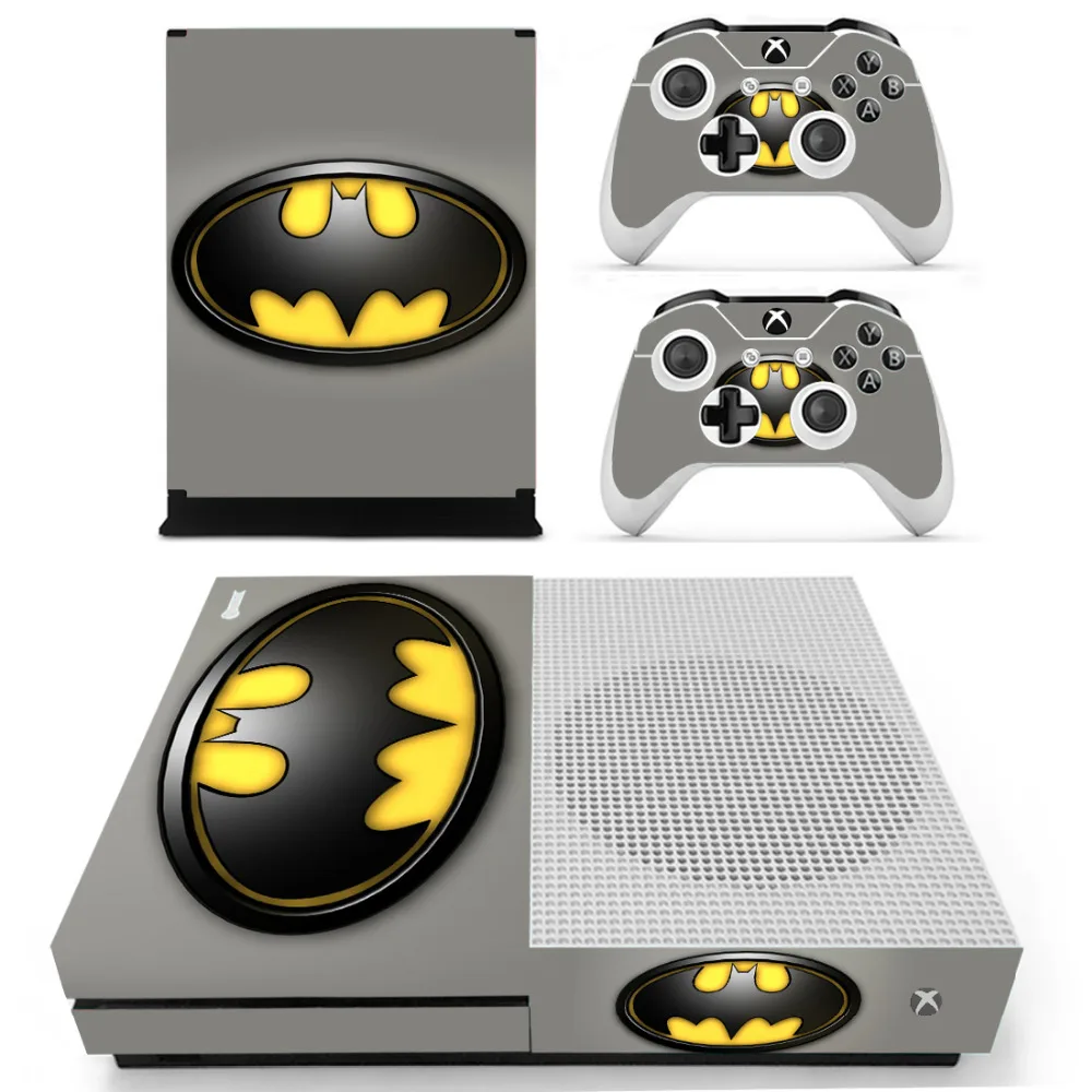 

DC Batman Skin Sticker Decal For Xbox One S Console and Controllers for Xbox One Slim Skin Stickers Vinyl