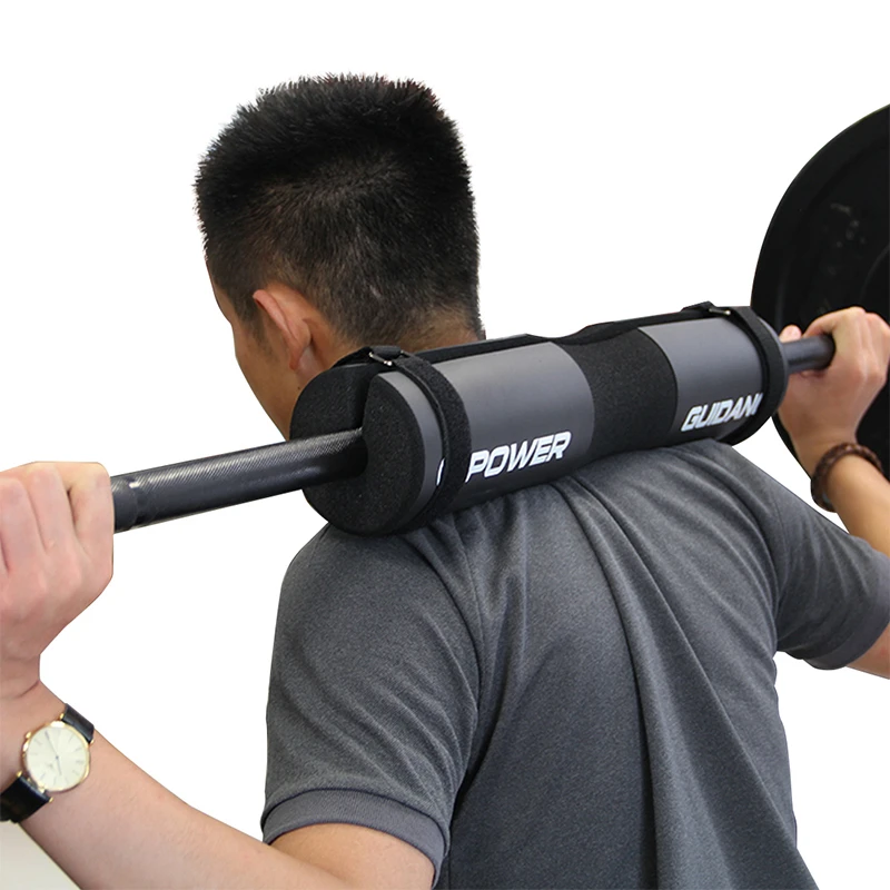 

New Weightlifting Weight lifting Barbell Support Pad Squat Weight Lifting Shoulder Protection Pull Up Gripper Black