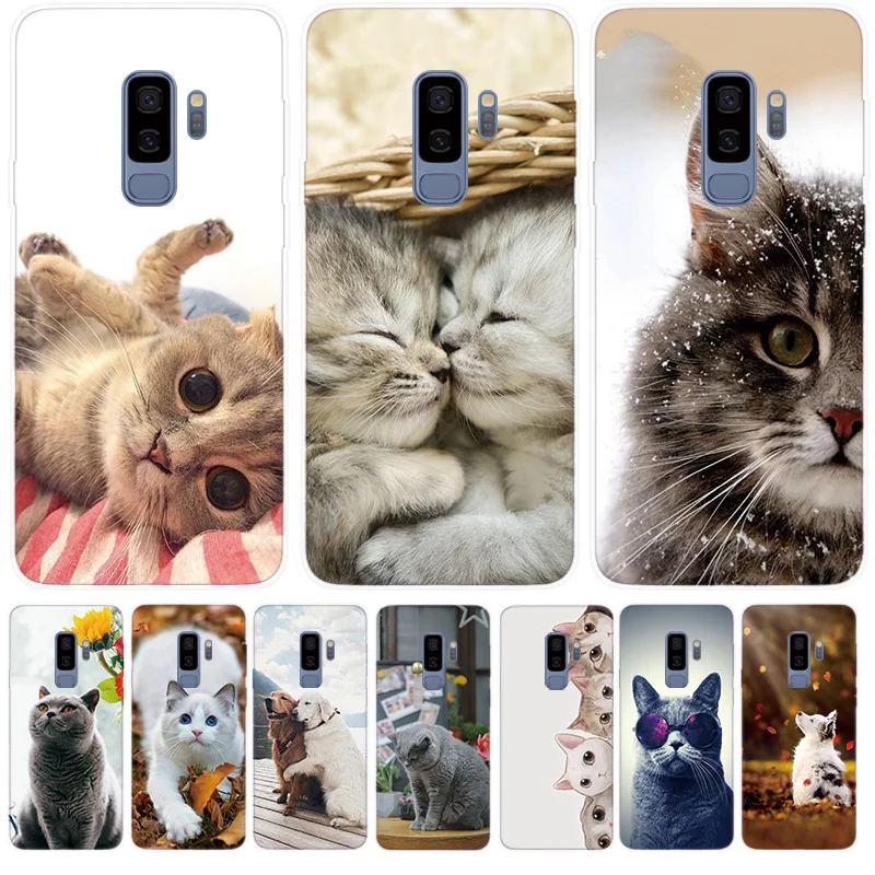 

Cat Cute Mouse Pig Cats Dog Case For Samsung Galaxy M10 M20 M30 A10 A30 A50 S10 5G S8 S9 Plus S10e Silicone Phone Funda Cases
