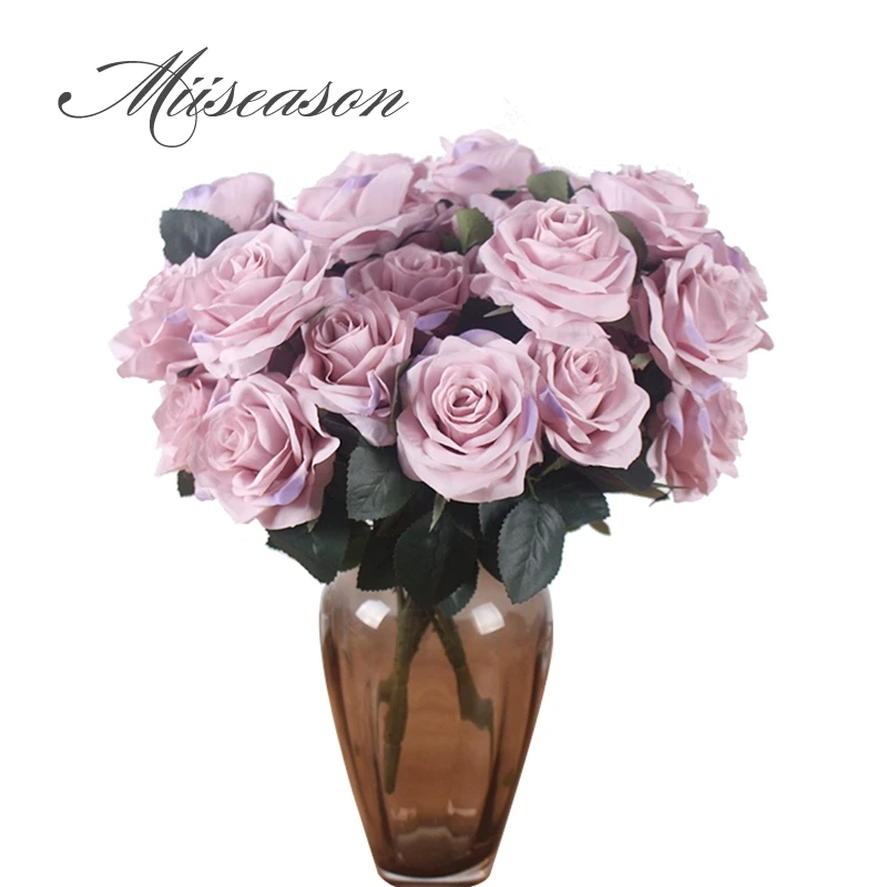 

Artificial silk 1 Bunch French Rose Floral Bouquet Fake Flower Arrange Table Daisy Wedding Flowers Decor Party accessory Flores
