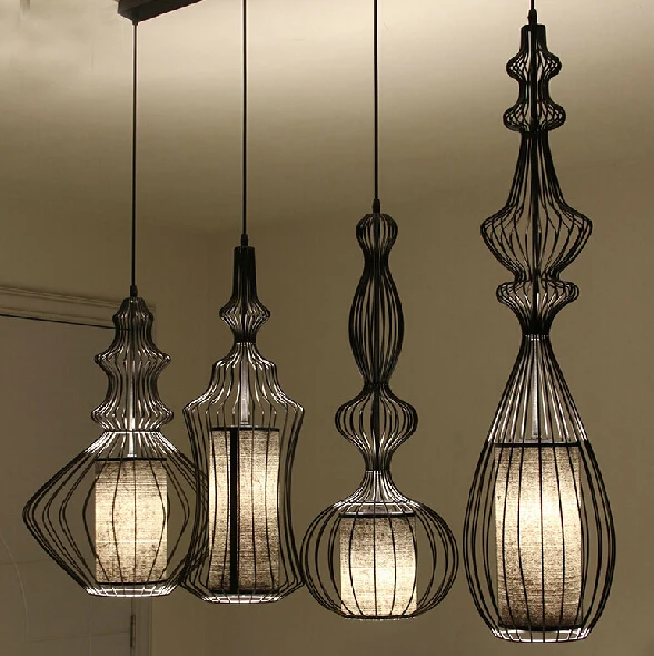 Showcase Hotel Bar Retro Aristocrat Magnates Iron Birdcage Pendant Showcase Hotel Bar Retro Aristocrat Magnates Iron Birdcage Pendant Light