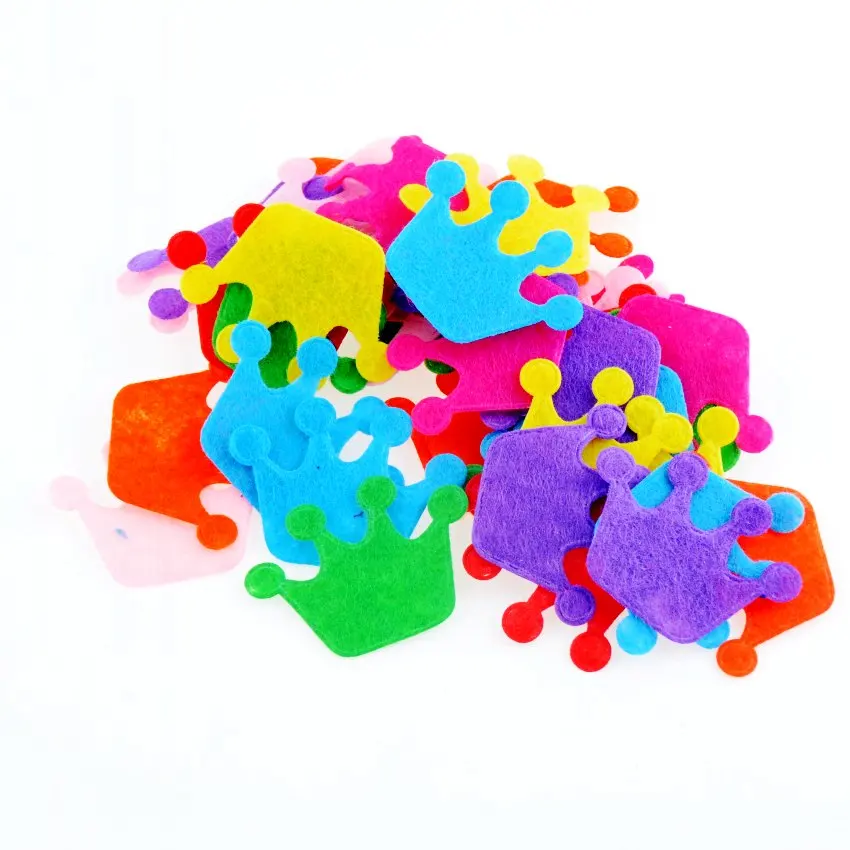 100 шт./лот войлочная аппликация разных форм для скрапбукинга|felt pads|felt patchpatches appliques