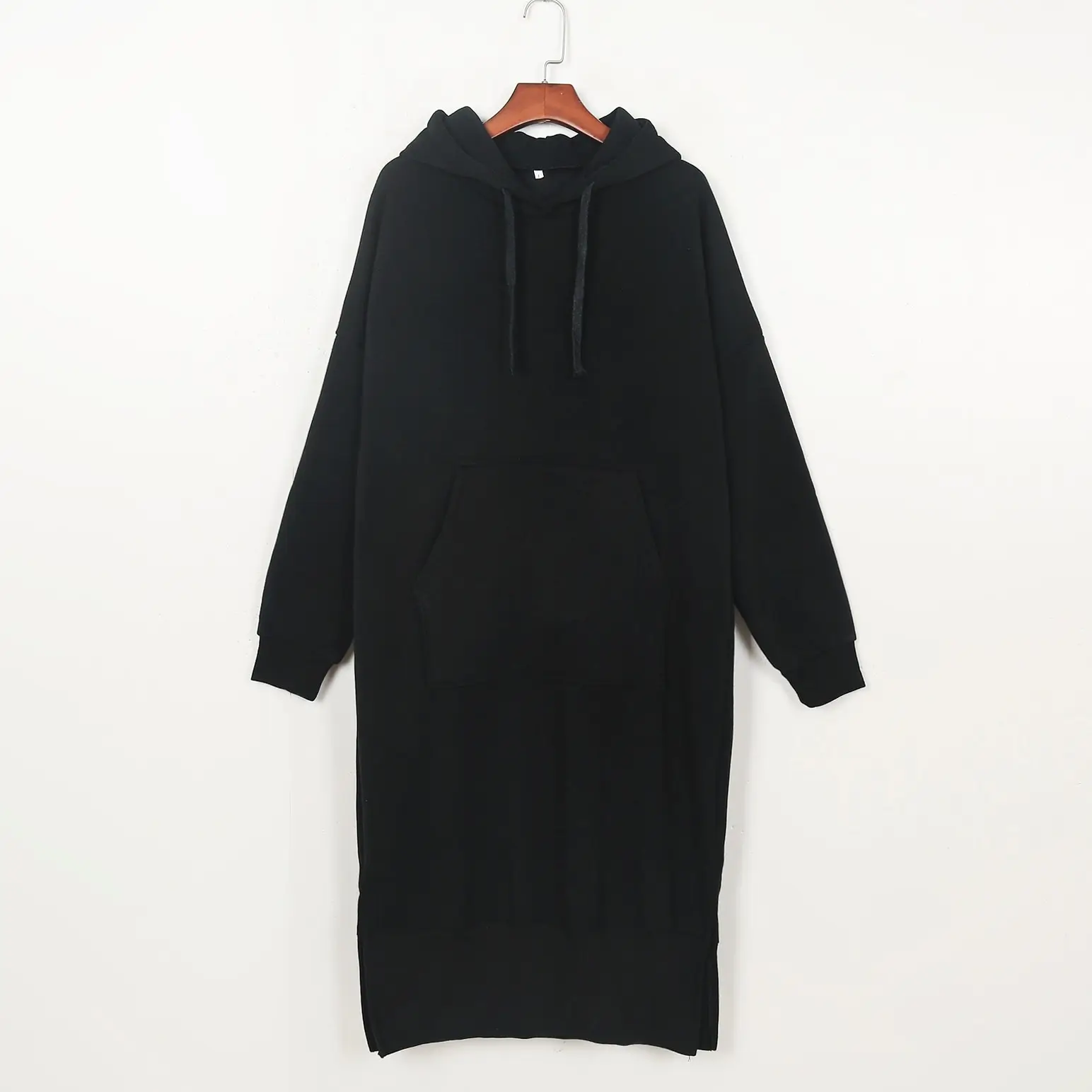 

Plus Size Women Long Sleeve Loose Plus Hooded Sweatshirt Sweats Hoodies Long Maxi Dress Women Long Sleeve Loose Sweatshirt Dress