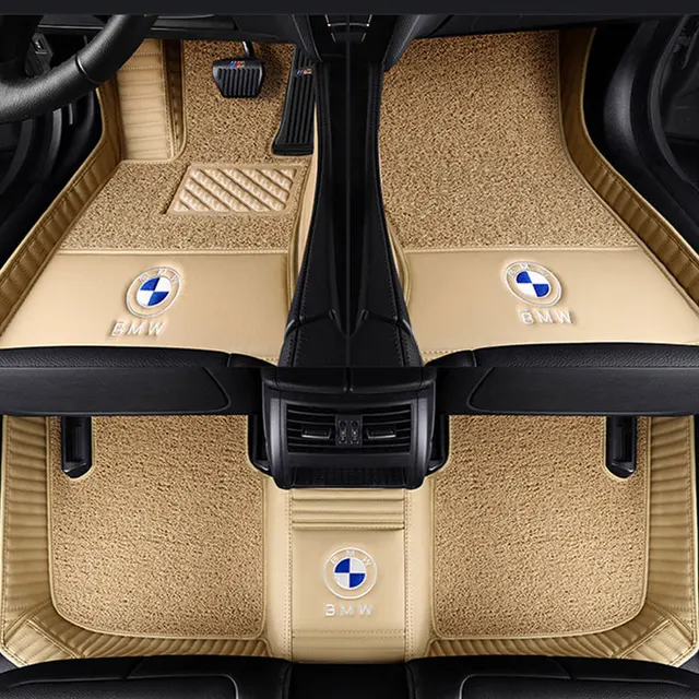 Car carpet fit BMW badge LOGO 1 3 4 5 7 Series X1 X3 X4 X5 X6 GT 320i M