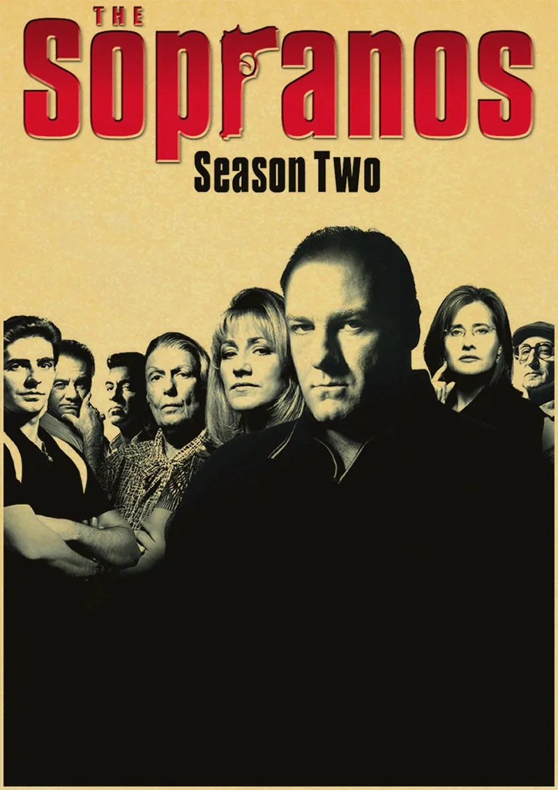 Популярные сериалы Ретро плакат sopranos винтажная живопись на холсте репродукция поп-арт картины декорированные спальни