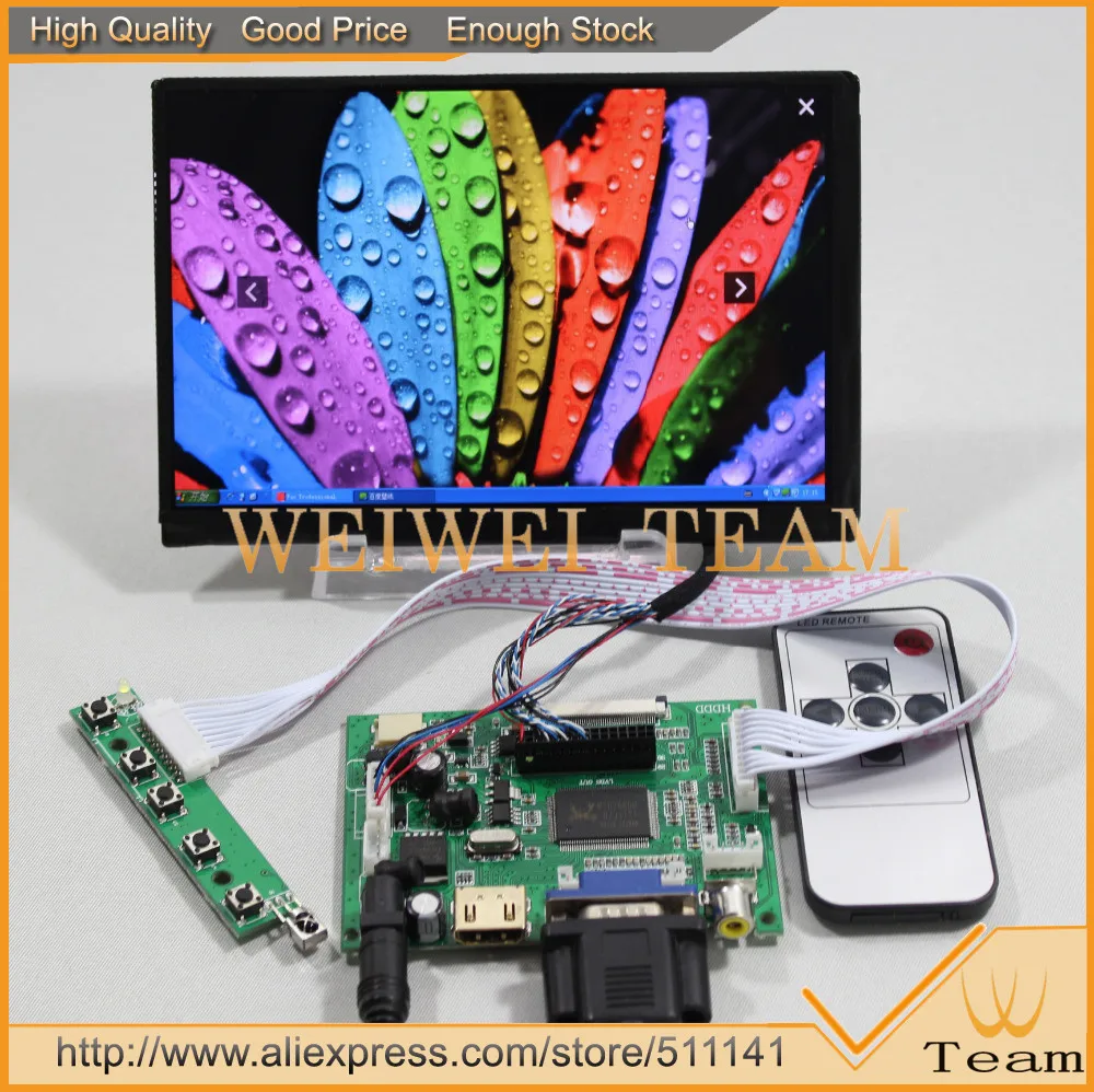 

Original new 7 inch 1280x800 N070ICG-L21 IPS LCD screen display with Control Driver board HDMI+VGA+2AV free shipping