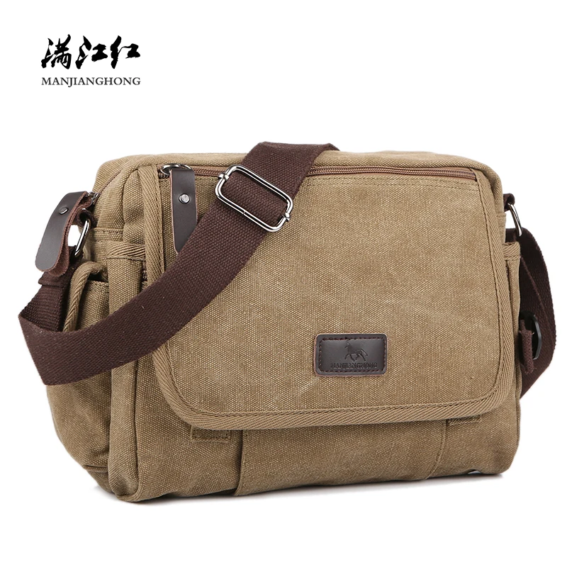 0 : Buy Casual Canvas Men Small Shoulder Bag Satchel Vintage Retro Crossbody Sling ...