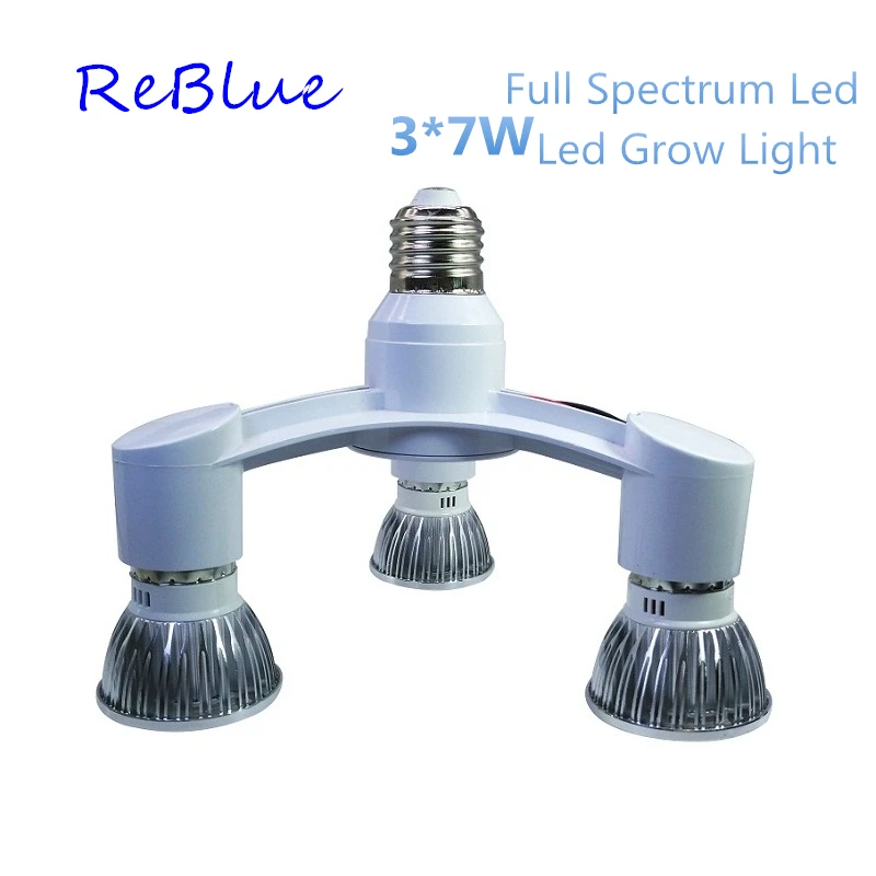 Светильник ReBlue для выращивания растений, полный спектр, светодиодные лампы для выращивания растений, светильник для растений 7 Вт 21 Вт 35 Вт, светодиодный светильник для выращивания цветов
