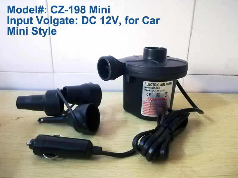 ✨新品未使用✨多機能 車用インフレータブルポンプ、ポータブル電動エアポンプ インフレータブルSUPやカヤックに使える電動エアポンプの空気の入れ方