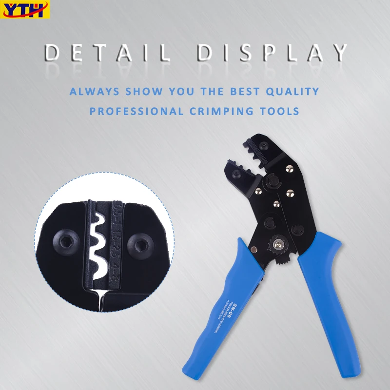 

YTH Mini Crimping pliers SN-48B SN-28B/02C 0.5-1.5mm2 Multifunction crimping plier insuated terminals electrical clamp hand tool
