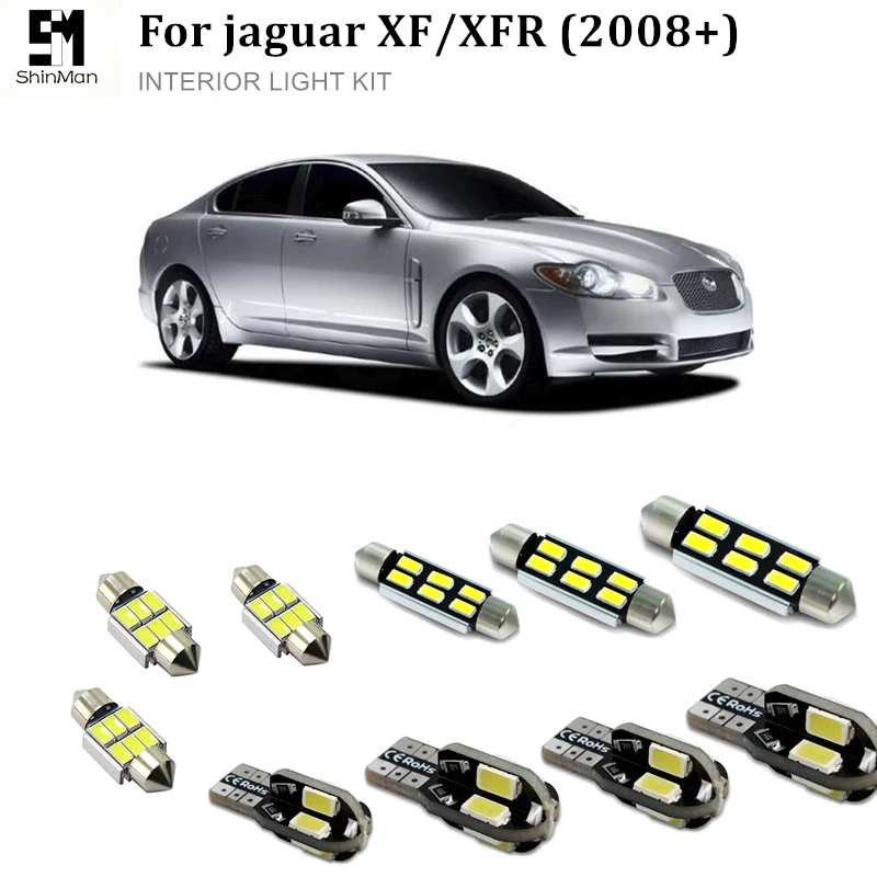 18x светодиодный интерьер посылка внутренний светильник комплект ошибок для Jaguar