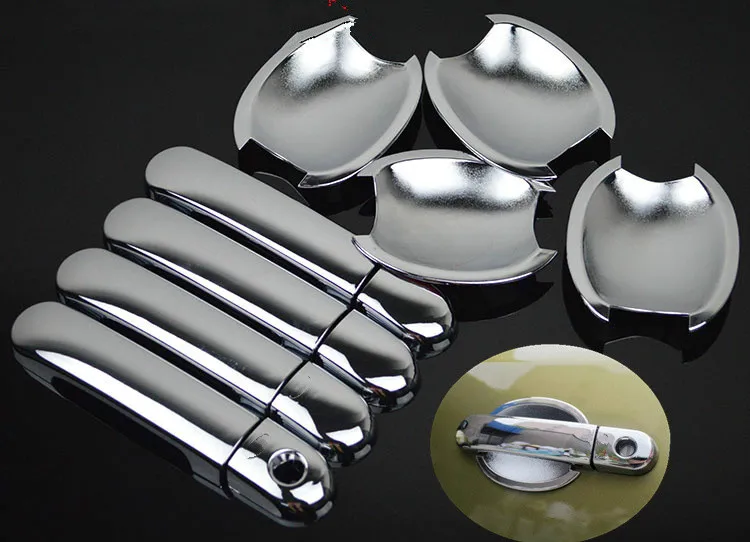 

For Nissan Note E11 2005 2006 2007 2008 2009 2010 2011 2012 Chrome Car Door Handle Covers Accessories Trim Car Styling Overlay