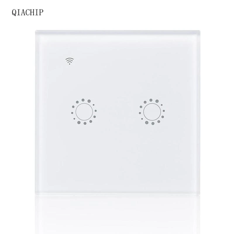 

WiFi Smart Switch 2 Gang Light Wall Switch APP Remote Scene APP Remote Control Google Home Supported Share Control EU Plug Z2