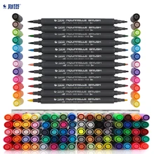 STA 12/24/36/48/80 Цвет маркер для рисования набор двойной головой художественный эскиз в воде маркеры для анимации Manga Лайнер Кисть