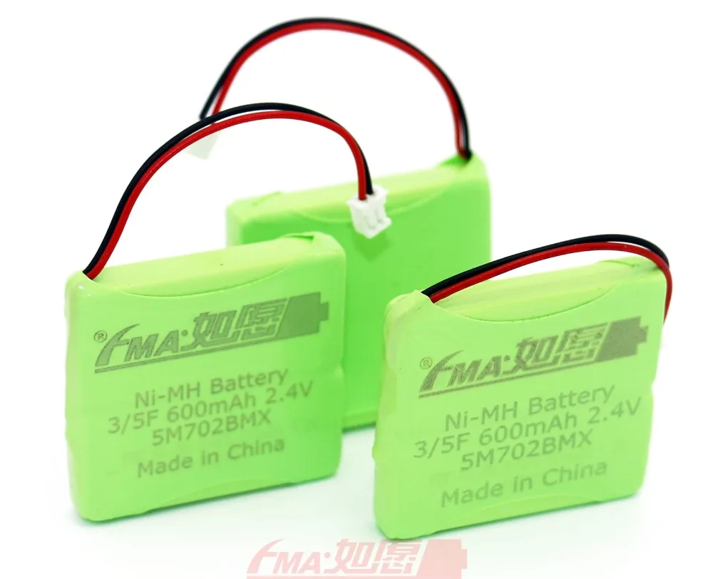 

2x FMA Ni-MH 2.4V 600mAh Phone Battery 5M702BMX GP0827 BT 410 DECT 500 B