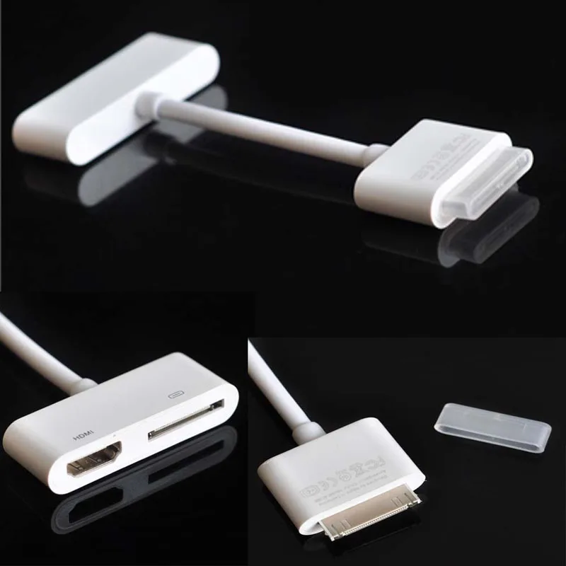 Digital AV HDMI Adapter to HDTV for Apple New iPad 2 3 iPhone 4S 4G iPod Touch