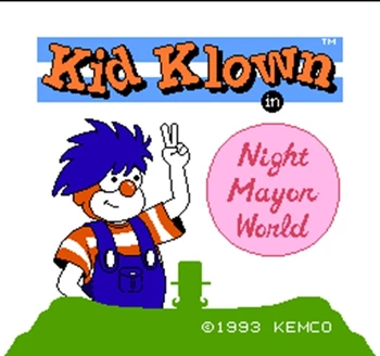 

Kid Klown Region Free 60 Pin 8Bit Game Card For Subor Game Players