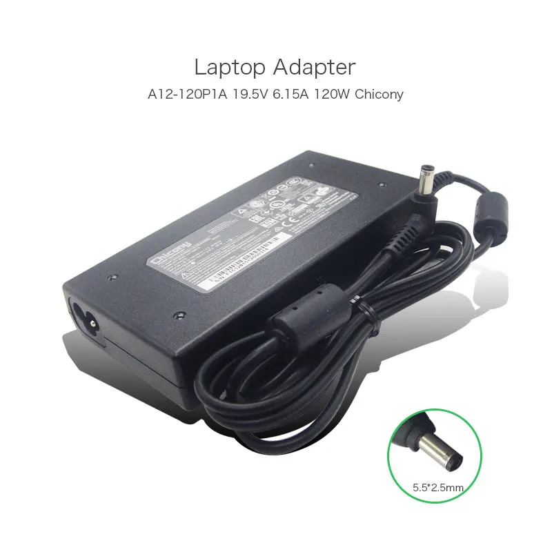 Новый оригинальный адаптер переменного тока Chicony A120A007L A12 120P1A A120A010L 19 5 V 6.15A 120W блок