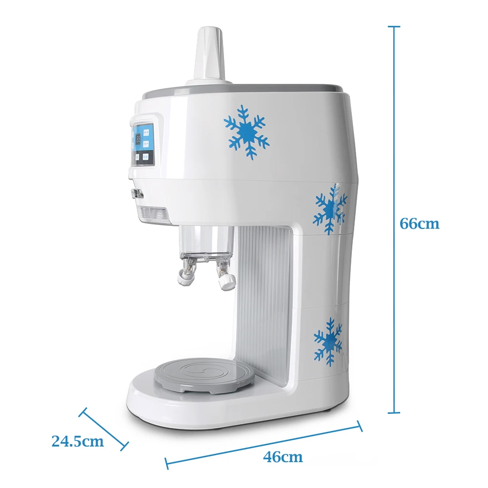 ITOP Semi-automatic Snowflakes Maker Machine Fruit Juice Store Electric Smoothies Snowflake Ice Shaved Crusher 70kgs/h Quantity ITOP Semi-automatic Snowflakes Maker Machine Fruit Juice Store Electric Smoothies Snowflake Ice Shaved Crusher 70kgs/h Quantity