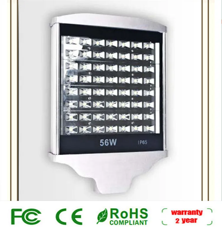 

New arrival ! 56 LEDs High Power 56W LED Street Light Road Lighting Outdoor Lamp 2 years warranty 4pcs/lot + Free Shipping Fedex