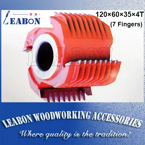 60mm Height Profile Cutter Head Finger Joint Shaper Cutter with 7