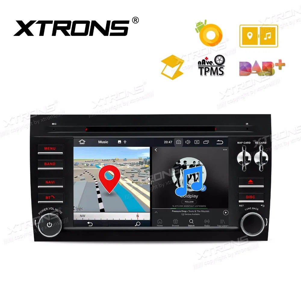 Cheap 7" Android 8.0 OS Car DVD Multimedia GPS Radio for Porsche Cayenne 2003-2010 & Cayenne Turbo 2003-2010 & Cayenne GTS 2003-2010 2