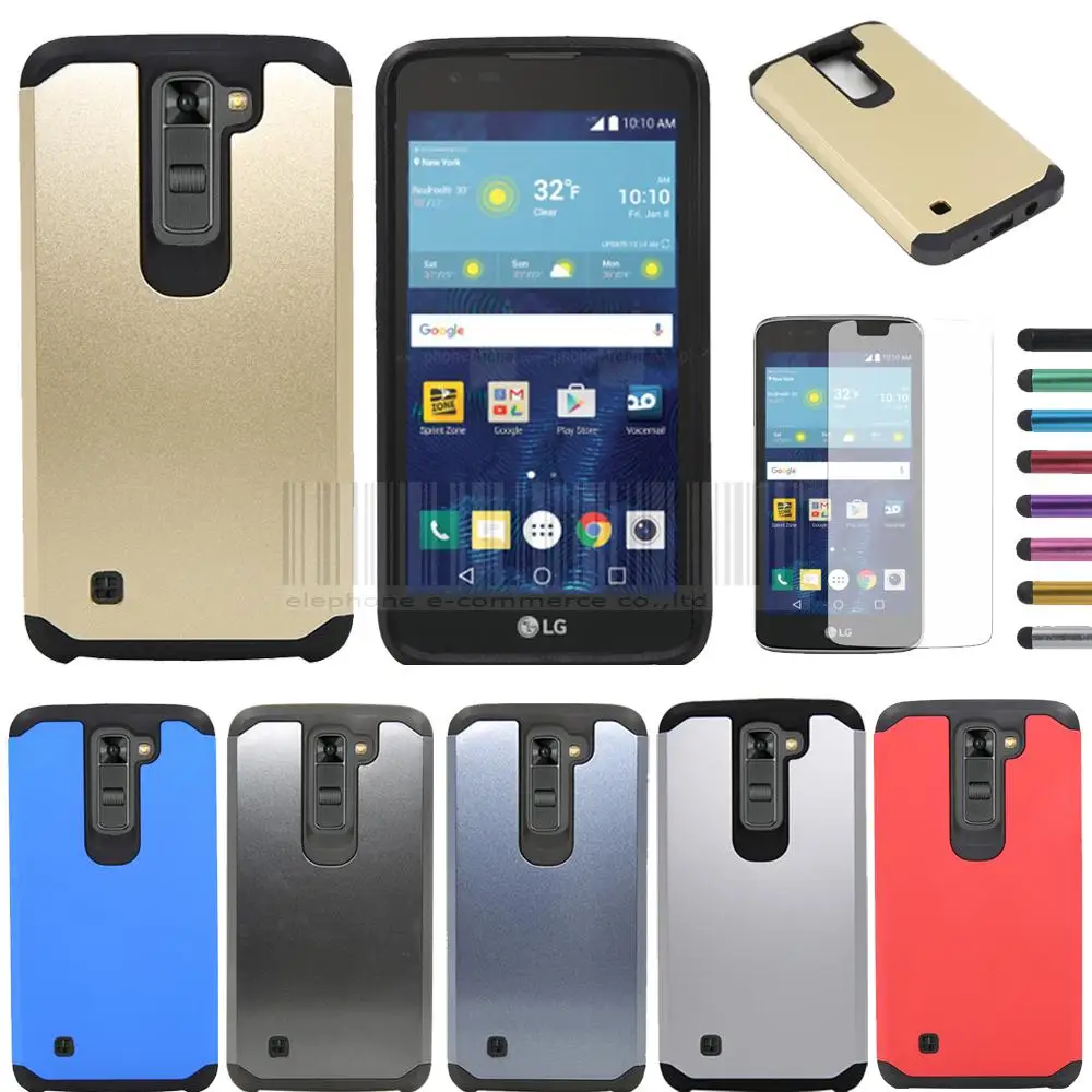 Резина Гибридный Панцири чехол для LG K7/дань 5 ls675/M1 X210 x210ds ms330 жесткий Влияние