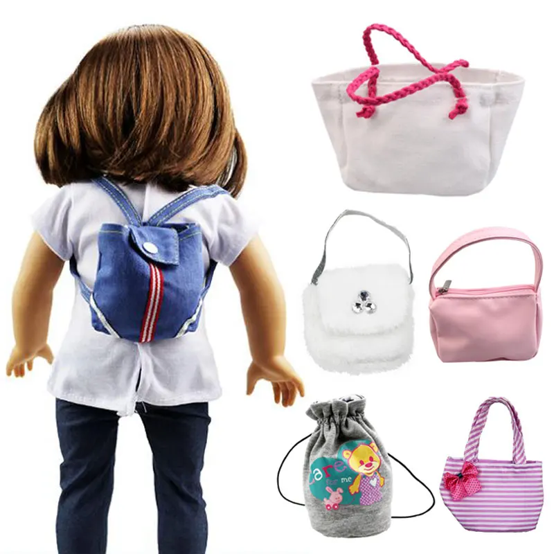 Doll Accessories 7 Colors Bag Backpack Fit 43cm Baby Born Zapf Doll And