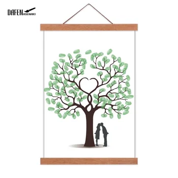 

DIY Magnetic Wooden Hanger Photo Frame Wood Wall Hanging Painting frame Home Room Decor wooden poster hanger
