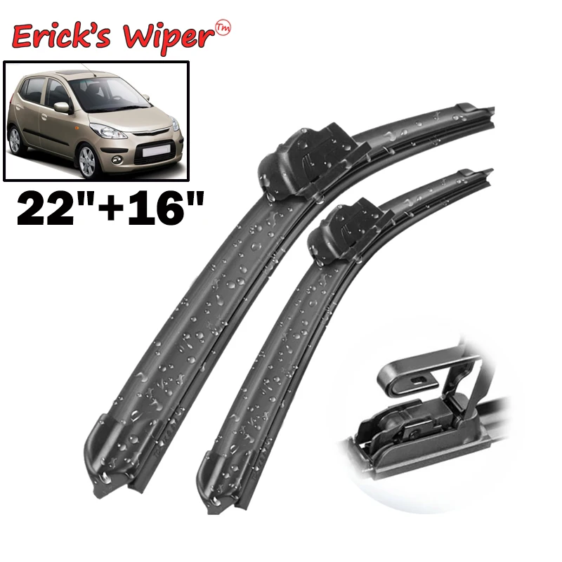 Щетки стеклоочистителя Erick's LHD для Hyundai I10 MK 1 2007-2013 лобовое стекло переднее 22 + 16