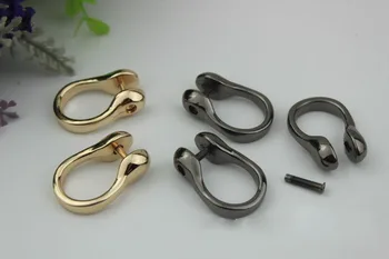 

10pcs/lot 2 color DIY craft removable screws D buckle / D word buckle