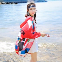 Блуза кардиган с принтом Солнцезащитная одежда с длинными рукавами и цветочным принтом Длинная блузка топы свободного покроя большие спортивные футболки для скейтборда