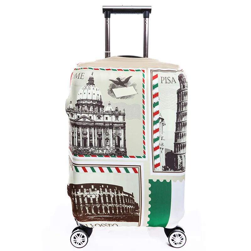 TRIPNUO чехол для чемодана для путешествий эластичный чехол для чемодана на колесиках с цветами чехол для костюма 18-32 дюймов защитный чехол для женщин и мужчин аксессуары - Цвет: 4