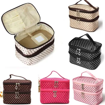

Sale Travel Toiletry Beauty Cosmetic Bag Makeup Case Organizer Zipper Holder Handbag Bolsa De Maquillaje Trousse
