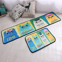 3D принт животных милый мультфильм дверной коврик гостиная ковер коврик для прихожей Противоскользящий влагостойкий напольный коврик