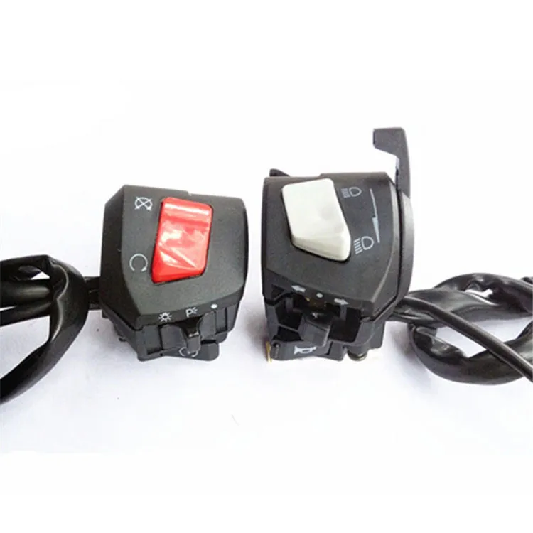 

1 pair 22MM motocross controller scooter control multi-function motorbike handle switches moto accessories motorcycle switch