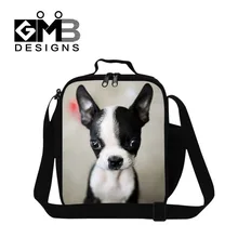 Милая собака шаблон inslulted обед кулер мешки контейнер для ланча мешок для детей Посланник Обед Контейнер для детей школьная сумка для пикника