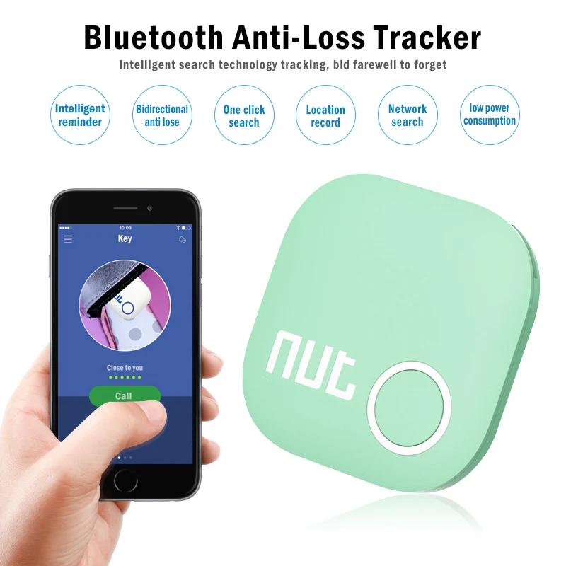 Умный мини GPS трекер с защитой от потери для IOS и Android Bluetooth трассировщик локатор