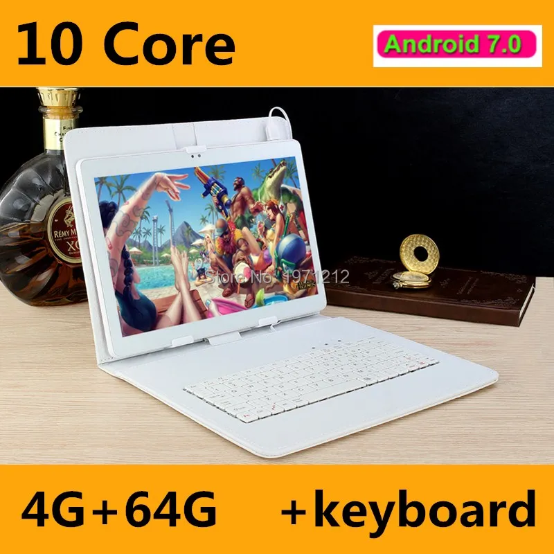 

BOBARRY 10 inch 4G LTE Tablets Deca Core Android 9.0 RAM 6GB ROM 64GB Dual SIM Cards 1920*1200 IPS HD 10.1 inch Tablet PCs+Gifs