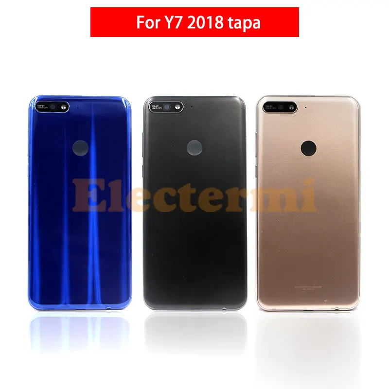 Electermi Y7 Батарея крышка Тапа сзади Корпус задняя дверь чехол для Huawei Y7 Батарея крышка