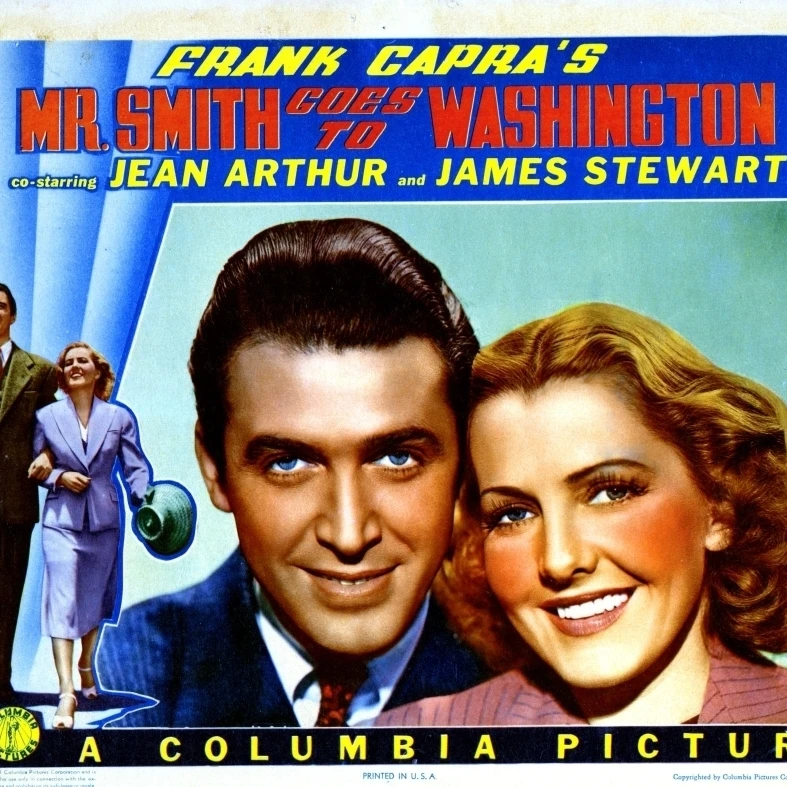 Mr. Smith Goes To Washington From Left James Stewart Jean Arthur 1939 Movie Poster Masterprint (28 x 22)