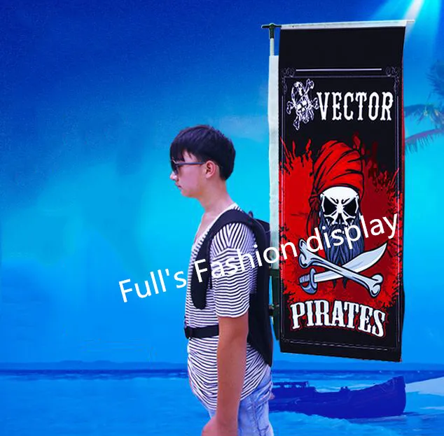 

Backpack advertisement rack Outdoor advertising banner poster holder display rack outdoor Advertising poster frame holder