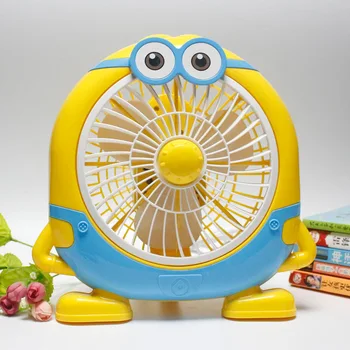 

Cartoon Mini 220V Electric Fan Student Office Desktop Fan Two-speed Wind Regulation