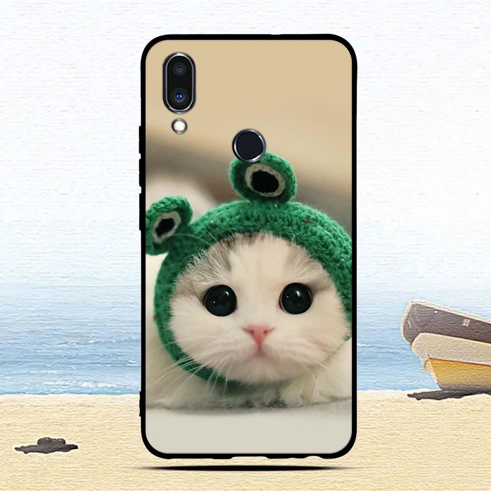 Ultra-thin Soft TPU Silicone Case For Meizu Note 9 Cat Animal Printed Protective covers phone shells bagsc cases for meizu note9 