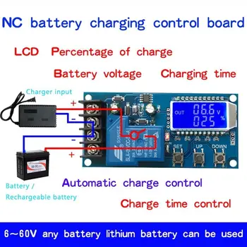 

30A DC 6V-60v Lead-acid Li-ion battery charging charge control failure overcharge protection switch 12V 24V 36V 48V CAR