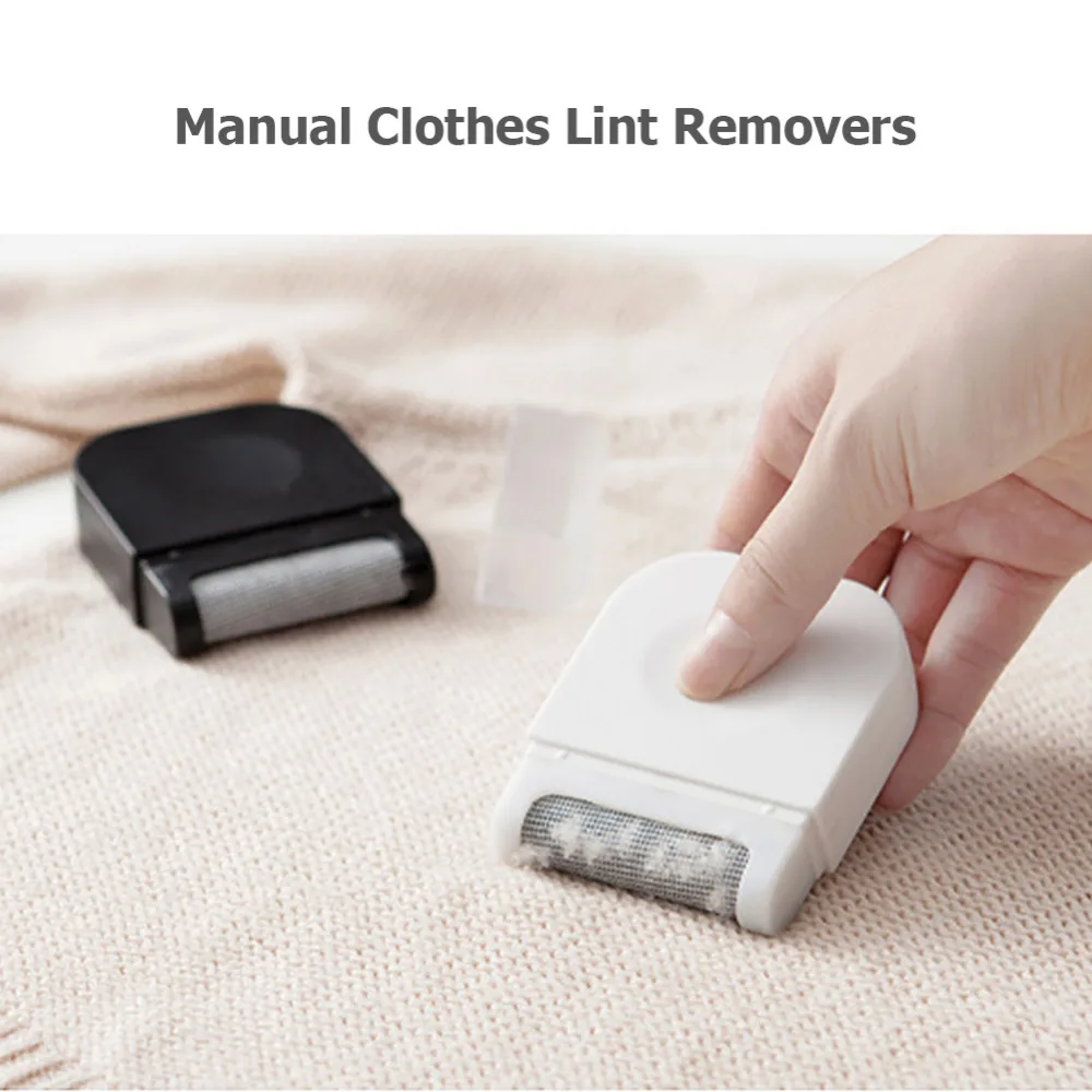 

1pc Mini Lint Clothes Sweater Shaver Trimmer Portable Fabrics Fluff Fuzz Pill Remover Handheld Dust Lint Remover Sticking Roller