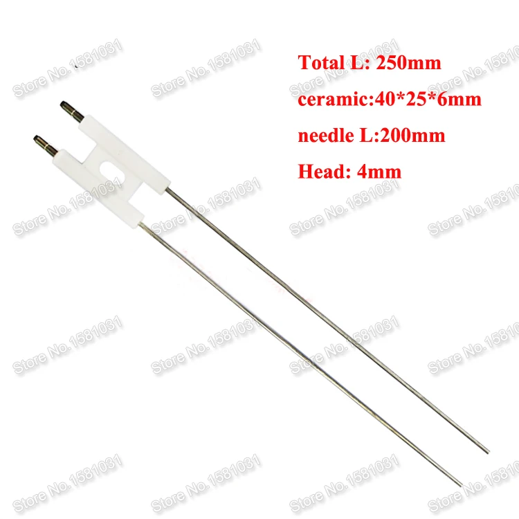 

ceramic electrode 200mm needle ignition plug small head Ignition Electrode burner sparking plug
